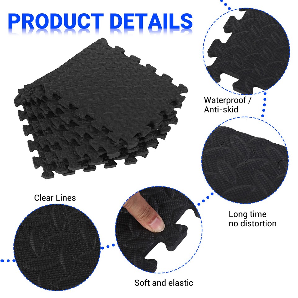 Thick Padded Floor Mat For Exercise Home Workout Mats Exercise