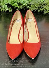 Nine West NW7ELISE Red Heels Women’s Size 6.5M Classic Dress Pumps No Box