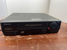 Emerson 4-Head VCR VCR4000 Video Cassette Recorder W/ Digital Auto Tracking  AV