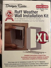 Ideal Pet Products Designer Series Ruff-Weather Pet Door Wall Installation KitXL