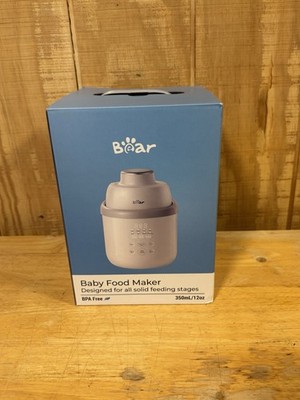 Bear NutriEase AllStage Stainless Steel Baby Food Maker Steamer and Blender NEW