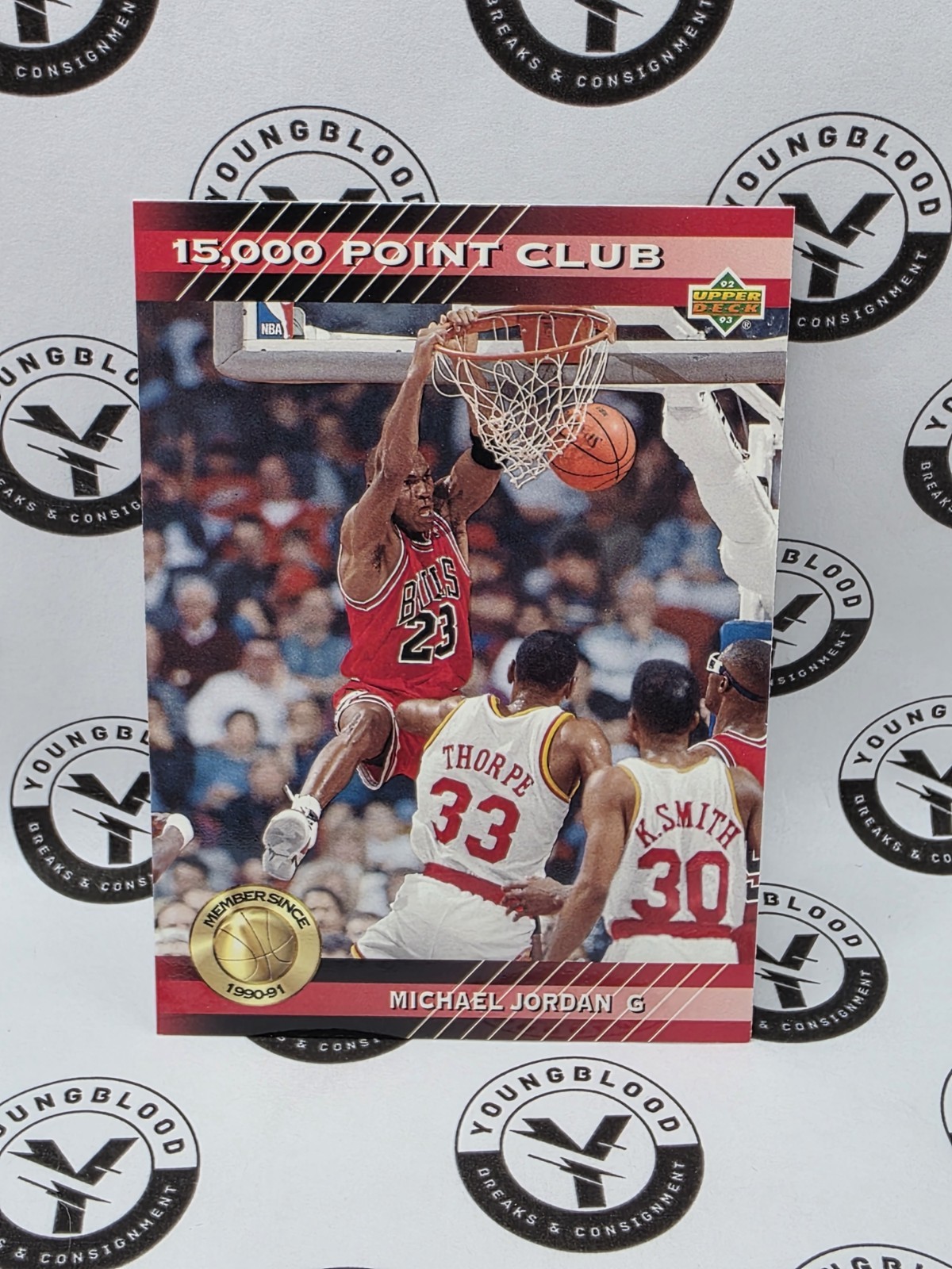 1992-93 Upper Deck #PC4 Michael Jordan 15000-Point Club Chicago Bulls