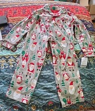 Carter's Santa Fleece Sleepwear Size 5