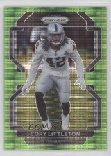 2021 Panini Prizm Neon Green Pulsar Prizm Cory Littleton #183 0h26