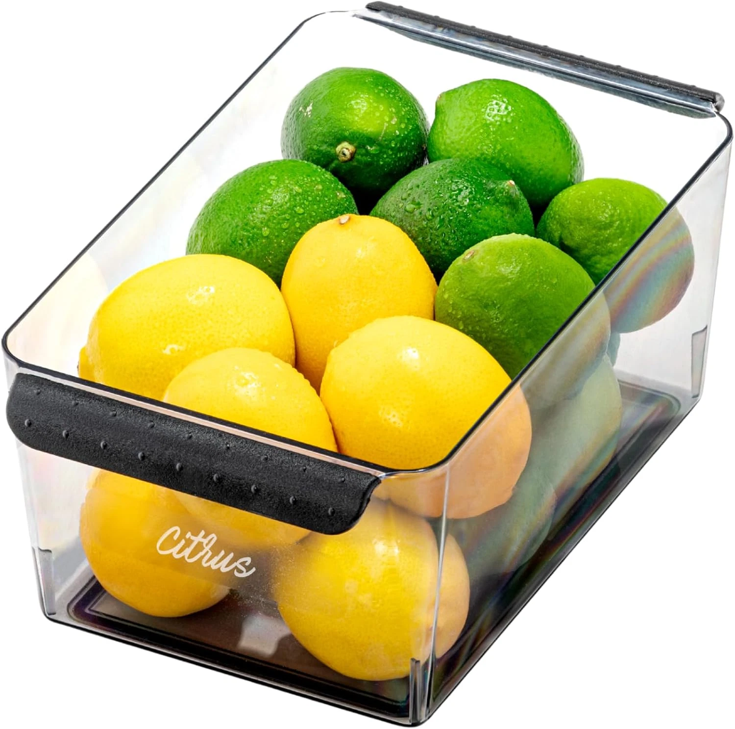 Premium Small Premium Fridge Bin, Organizer for Produce, Cheeses, Meats & Deli I