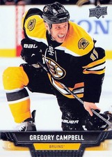 2013-14 Upper Deck #8 Gregory Campbell - Boston Bruins
