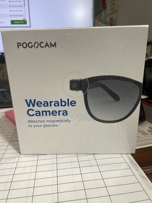 Pogocam Wearable Camera - Photo & HD Video. Attaches Magnetically to Glasses.