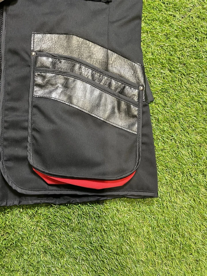 Browning REACTAR Caza Tiro Negro Cremallera Completa Chaleco Cuero Foto 4 de 4