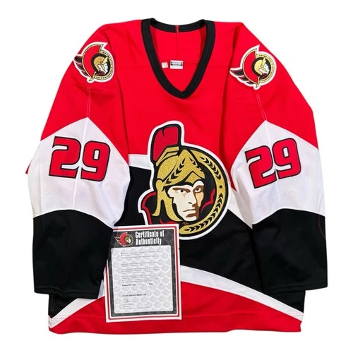 Joel Kwiatkowski Ottawa Senators 2001 Game Worn NHL Koho Jersey COA