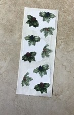 VINTAGE Creative Memories Stickers CHRISTMAS FORMAL HOLLY RARE NOS 