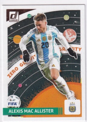 2024-25 Panini Donruss Soccer No. 11 Alexis Mac Allister Zero Gravity Bronze