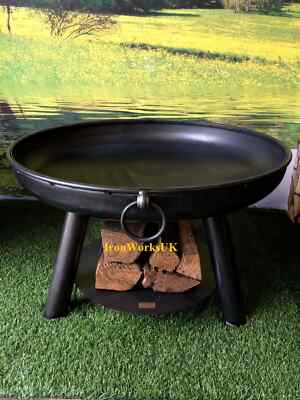 Feuerstelle Grill, Holzofen, Kadai, 110 cm x groß