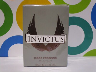 PACO RABANNE ~ INVICTUS EAU DE TOILETTE SPRAY ~ 3.4 OZ
