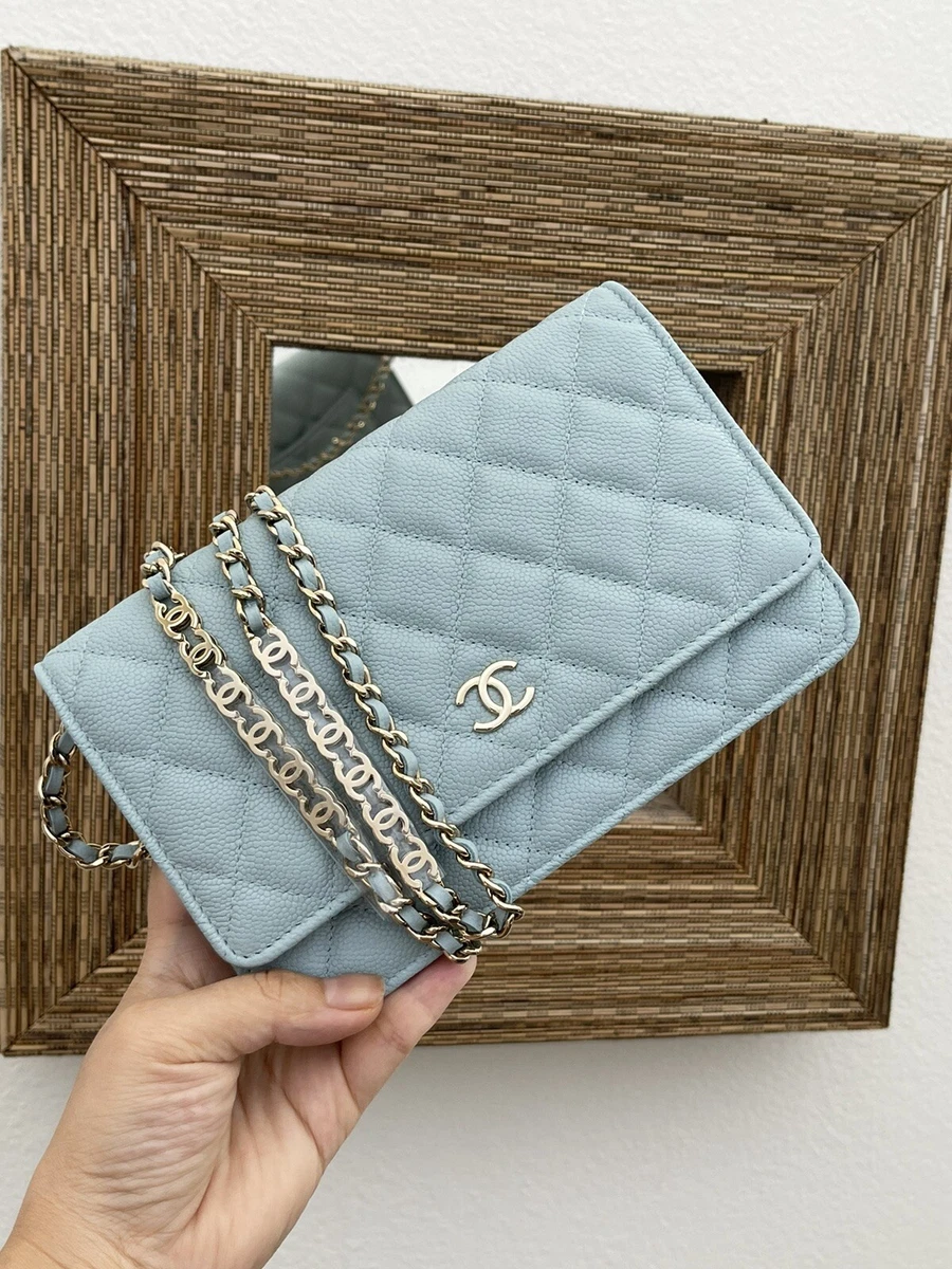Chanel Tiffany blue woc Luxury Bags Wallets on Carousell #20 Chanel Tiffany blue woc Luxury Bags Wallets on Carousell