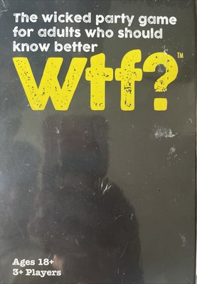 Wtf? The Wicked Party Game For Adults Who Should Know Better NEW