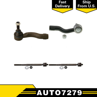 Tie Rod Ends Inner Outer Left Right 4 pcs For 2004-2005 Toyota