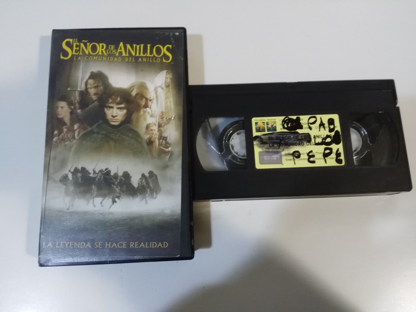 El Señor De Los Anillos La Comunidad Del Anillo - Vhs Cinta Tape Castellano