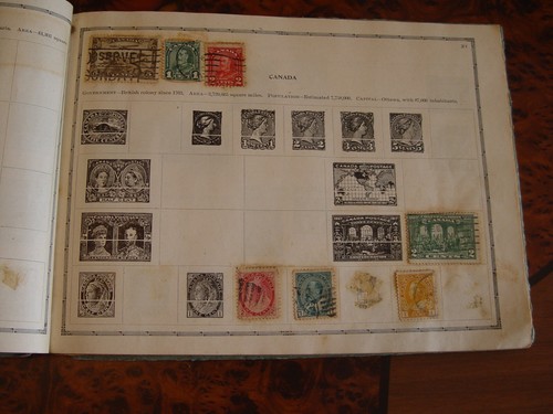 before 1926 Imperial Stamp Album! With Many Various international Stamps. - Picture 7 of 24