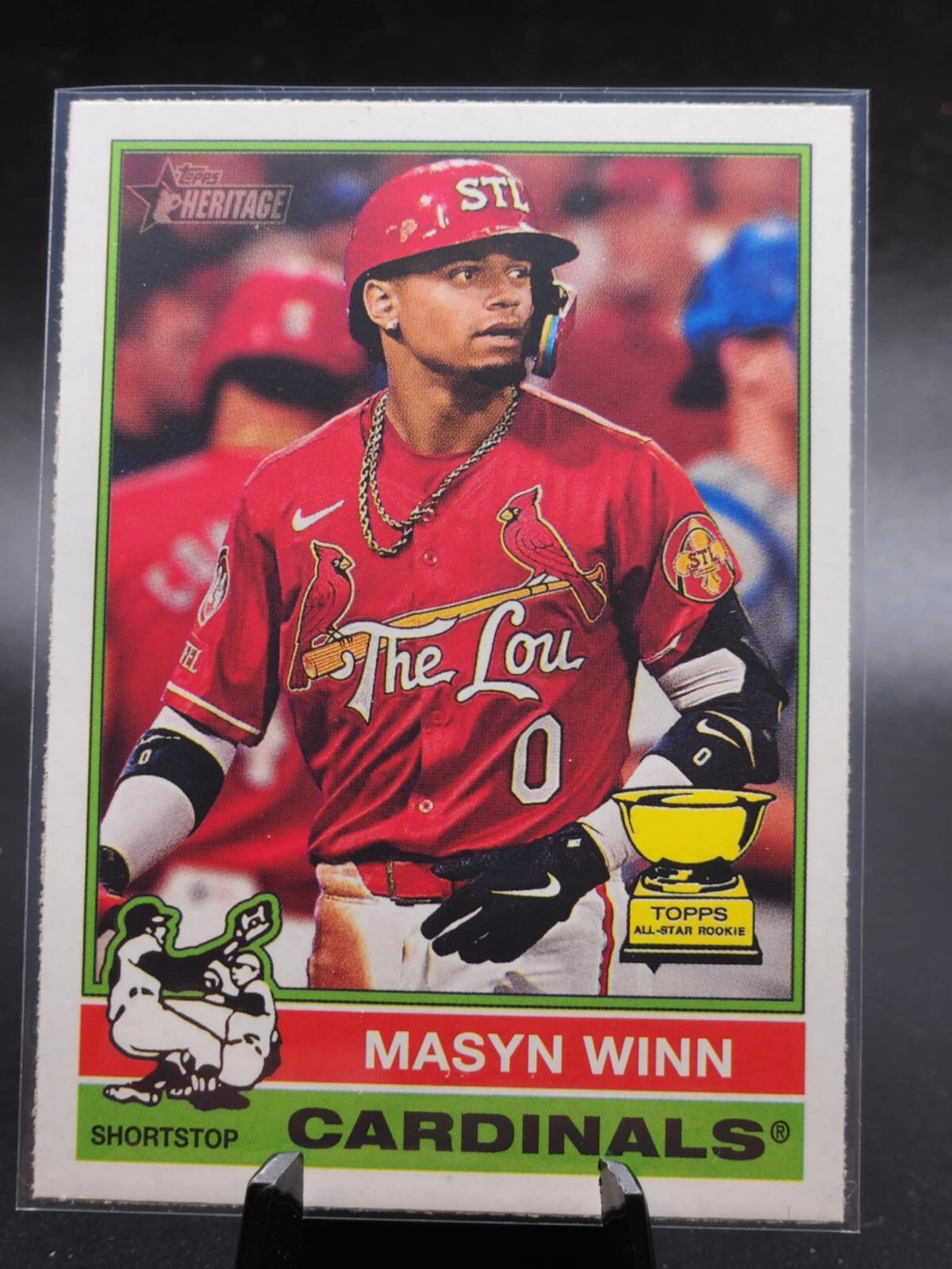 2025 Topps Heritage - Masyn Winn (#103) Image Variation SP