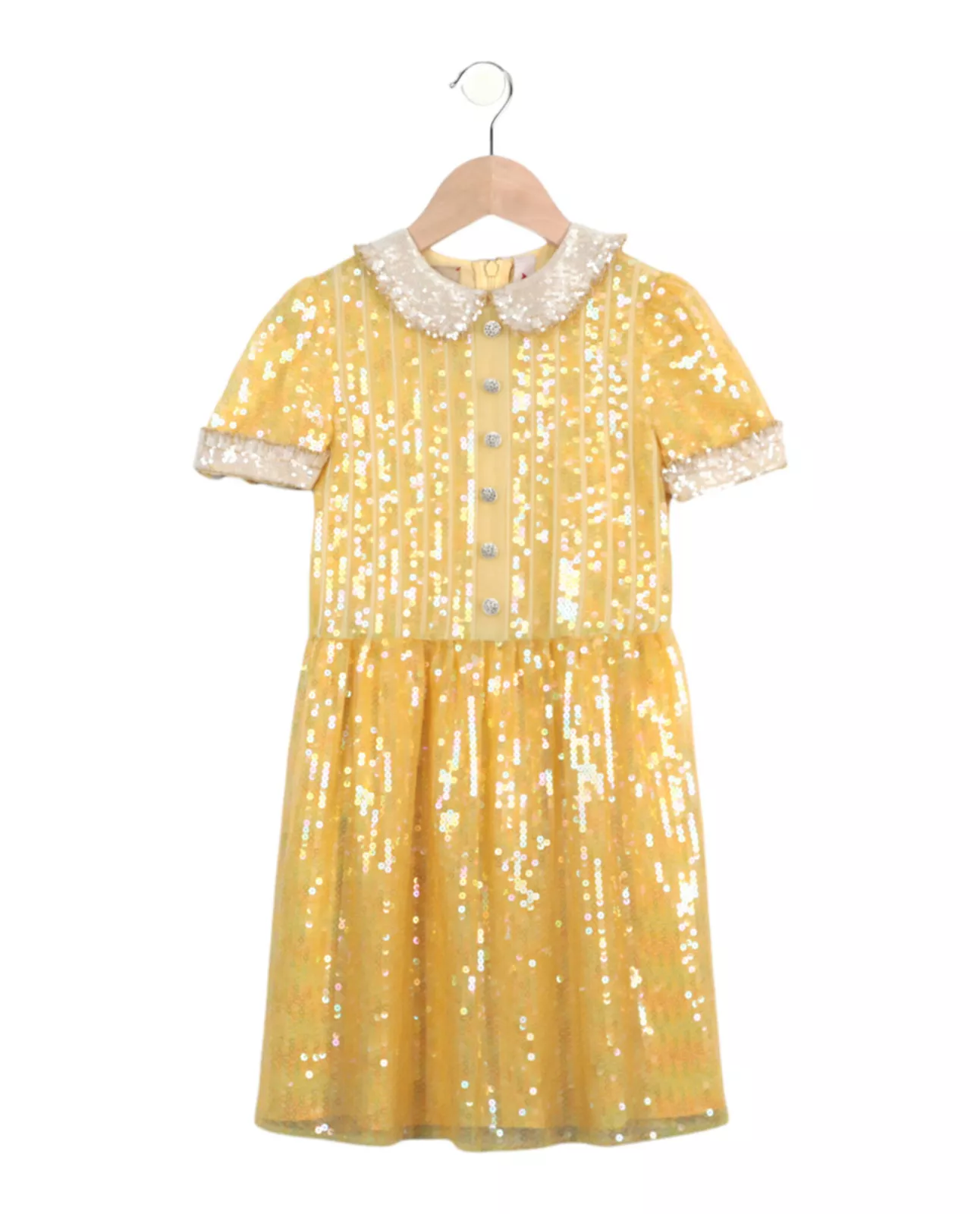 Robe pailletée manches courtes fille Gucci