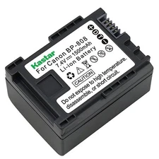1x Kastar Battery for Canon BP-808 FS10 FS11 FS20 FS21 FS22 FS31 FS40 FS100