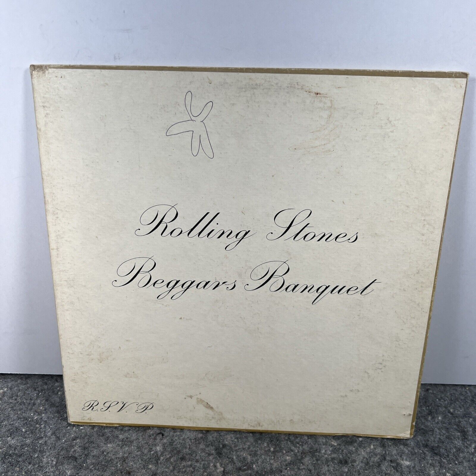 THE ROLLING STONES - BEGGARS BANQUET - Vinyl Record Album - PS 539 - VG/G+