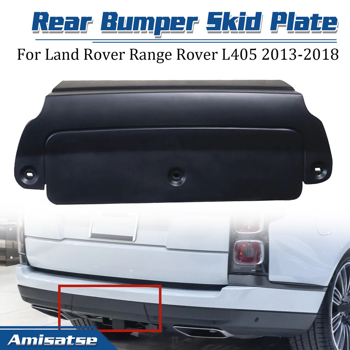 Rear Bumper Skid Plate Cover For Land Rover Range Rover L405 2013