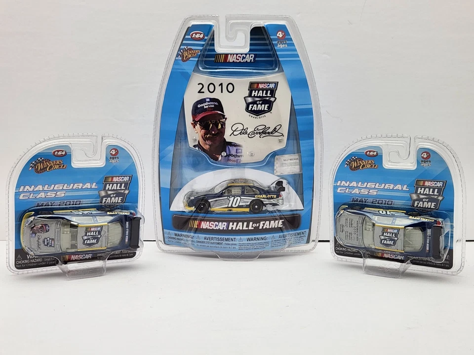 Winner's Circle Dale Earnhardt Hall of Fame Inaugural Class 2010 (3 CarSet) 1:64 - Image 2 of 4
