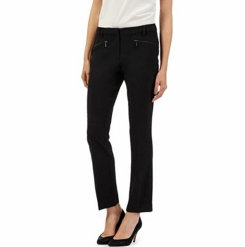 Debenhams Petite Black Zip Slim Leg 