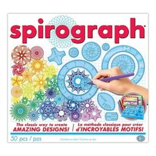 Spirograph 50 Piece Design set by KaHootz Toys Hasbro 2019 Edition New Sealed