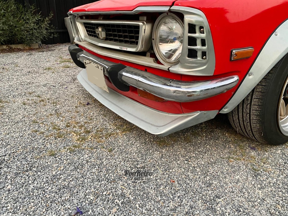 Toyota Corolla KE25 TE27 V2 Front Lip Spoiler Steel Chin Spoiler