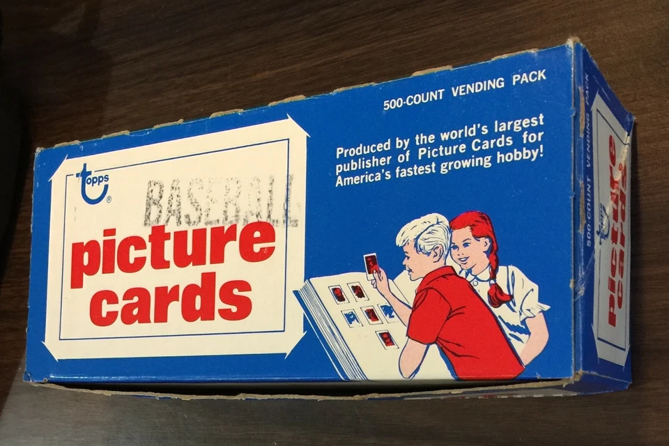 Caja expendedora Topps 1984 500 tarjetas fotográficas fuera de estuche buena caja de inicio H8020716 Foto 2 de 4