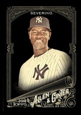 2018 TOPPS ALLEN GINTER X BASEBALL BASE CARD #148 LUIS SEVERINO YANKEES