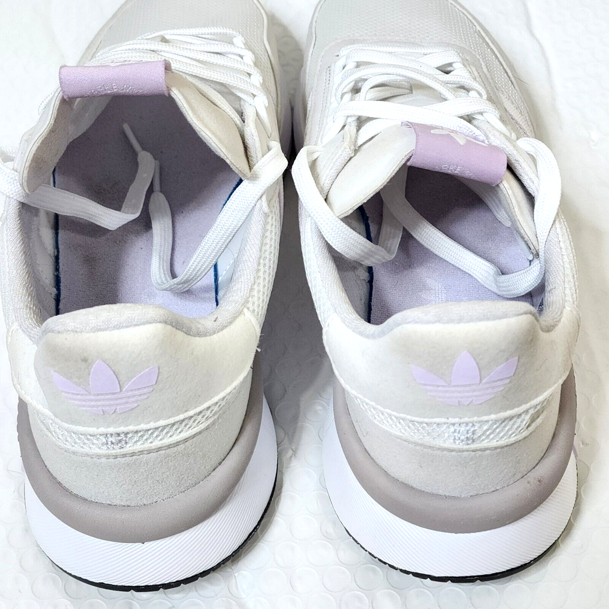 Adidas Retroset Sneakers Womens Sz White Purple FW4814 Shoes