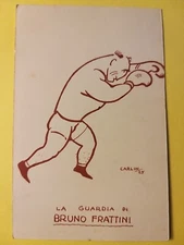 Sport - Pugilato - La guardia di Bruno Frattini (caricatura di Carlin/25).