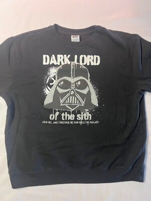 Disney Parks Star Wars 'Dark Lord' Sweater Adult Large Black Darth Vader 