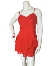 Wild Fable Red Mini Floral Sun Dress Medium MiniDress New With Tags