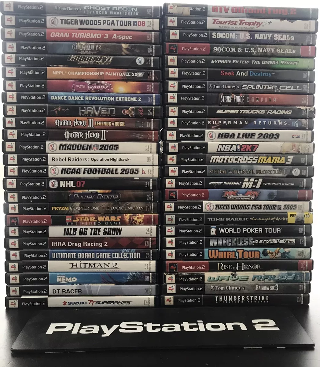 OS 50 MELHORES JOGOS DE PS2 PARA 2 PESSOAS OU MAIS JOGADORES (CO