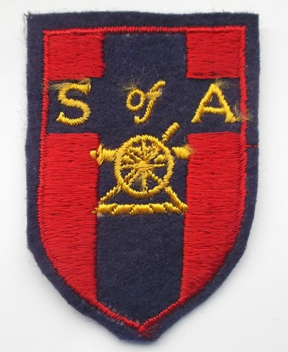 school of artillery BAOR cloth formation sign military unit patch | eBay