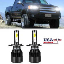 For 00-06 Toyota Tundra H4 6000K LED Headlight Bulb Conversion Kit Low/High Beam