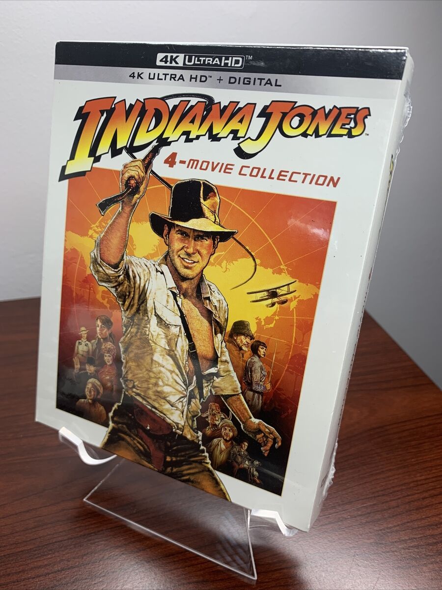 Indiana Jones Collection Box Set Lot (4K UHD+Digital) Factory Sealed Indiana Jones Collection Box Set Lot (4K UHD+Digital) Factory Sealed
