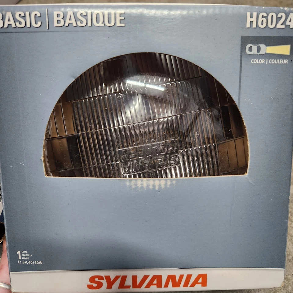 Sylvania Performance Headlight H6024 Harley Yamaha Kawasaki Suzuki Jeep 7" - Image 3 of 4