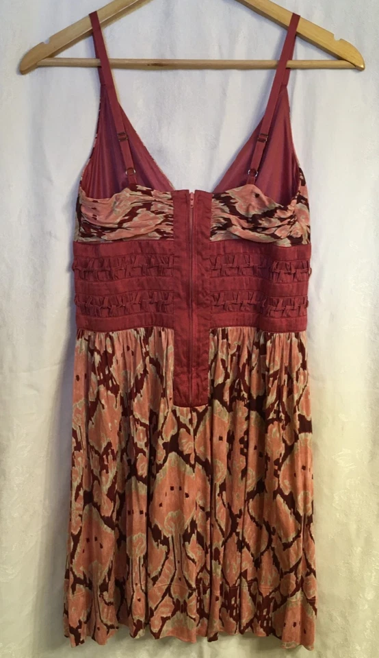 Кокетливое платье розовый Sz S Marciano с ремешками Y2k пляж платье - Изображение 2 из 4