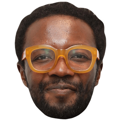 Omari Douglasie (Brille) Großer Kopf. Größer als das Leben Maske.