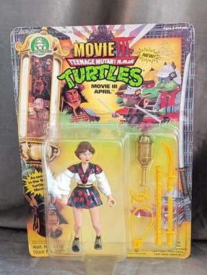 Teenage Mutant NInja Turtles TMNT 1992 Playmates Movie 3 APRIL sous blister - Photo 1/2