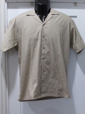 Jack & Jones Men's JWH Tropic Resort Shirt Brown Size S Short Sleeve NWT