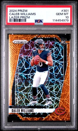 2024 Panini Prizm Caleb Williams Lazer RC PSA 10