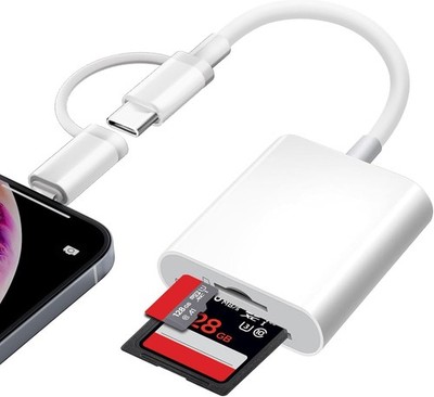 SD Kartenleser iPhone USB C Dual Slot 2TB Micro SD SDHC SDXC Card Reader Set