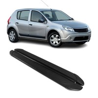 Trittbretter Seitenschweller FüR Dacia Sandero 2007-2012 Aluminium Schwarz 2Tlg