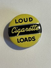 Vintage Cigarette Loads Loud Metal Tin 5 Old Stock Pieces Inside, 1970s